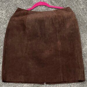 Short Suede skirt